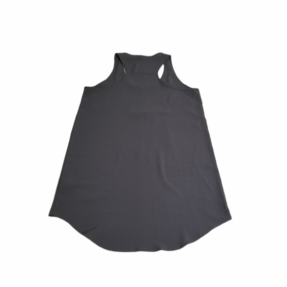 FRENCHI Racerback Sleeveless Tank Top, Color Grey Sheer, Size M - Picture 5 of 6